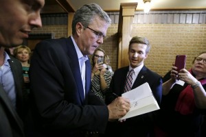 Presidential nomination hopeful Jeb Bush defended his stand on common core school standard. 