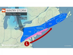 Northeast and the Mid-Atlantic welcomed by ‘snowfall’ on the first day of Spring