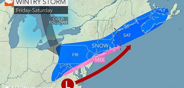 Northeast and the Mid-Atlantic welcomed by ‘snowfall’ on the first day of Spring